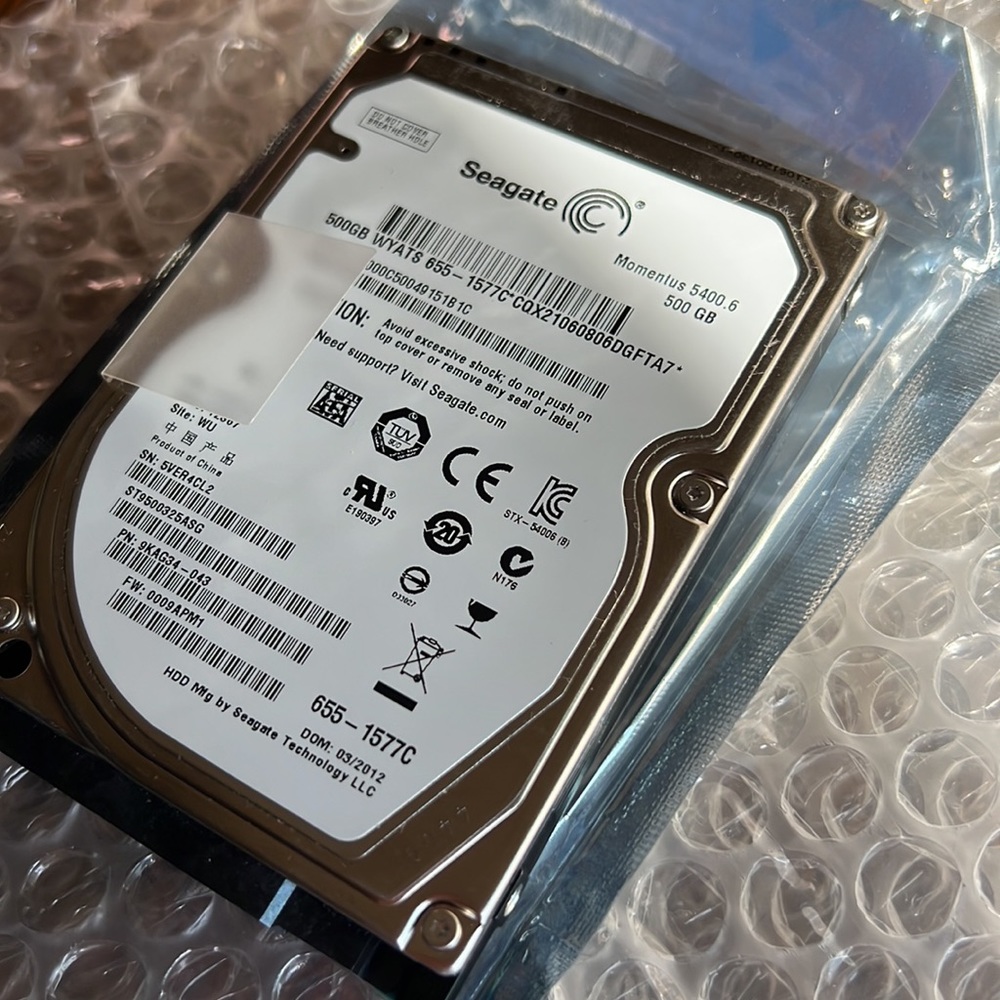 500GB Hard Drive NWT